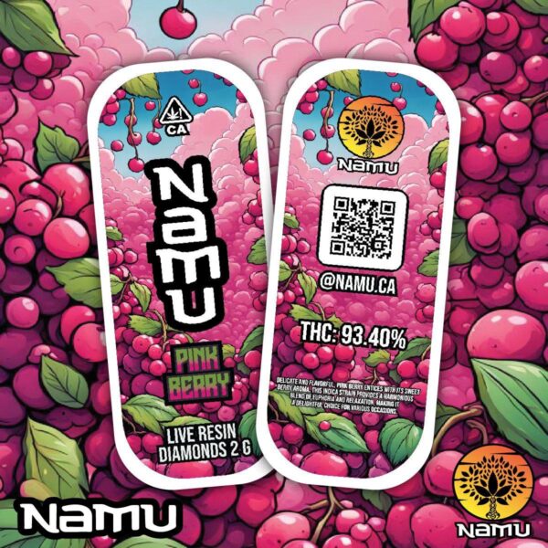 Namu 2g Pink Berry Live Resin Disposable